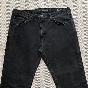 Vans Men's Black Denim V16 Slim Jeans